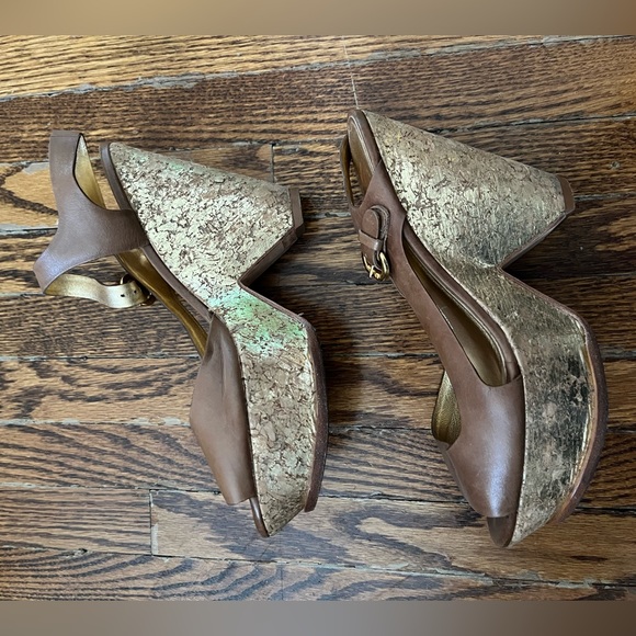 Michael Kors leather sandals (platforms) - Picture 4 of 6